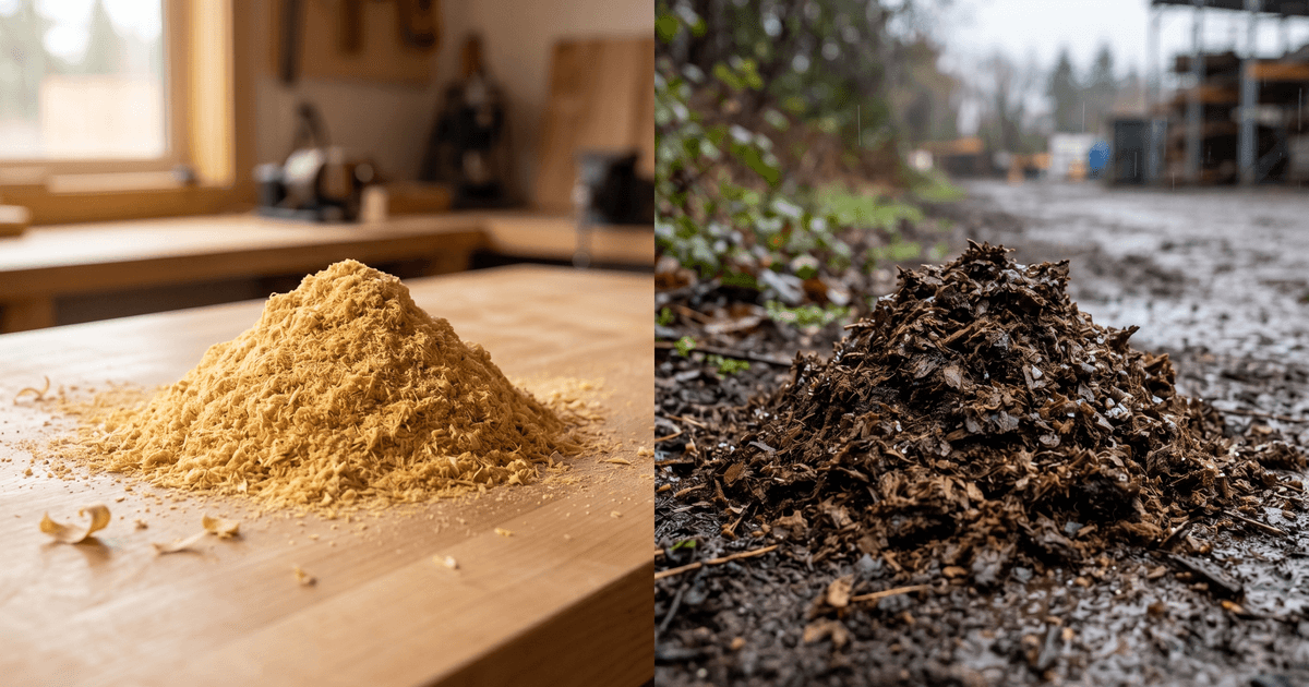 Trociny suche vs mokre — które do czego