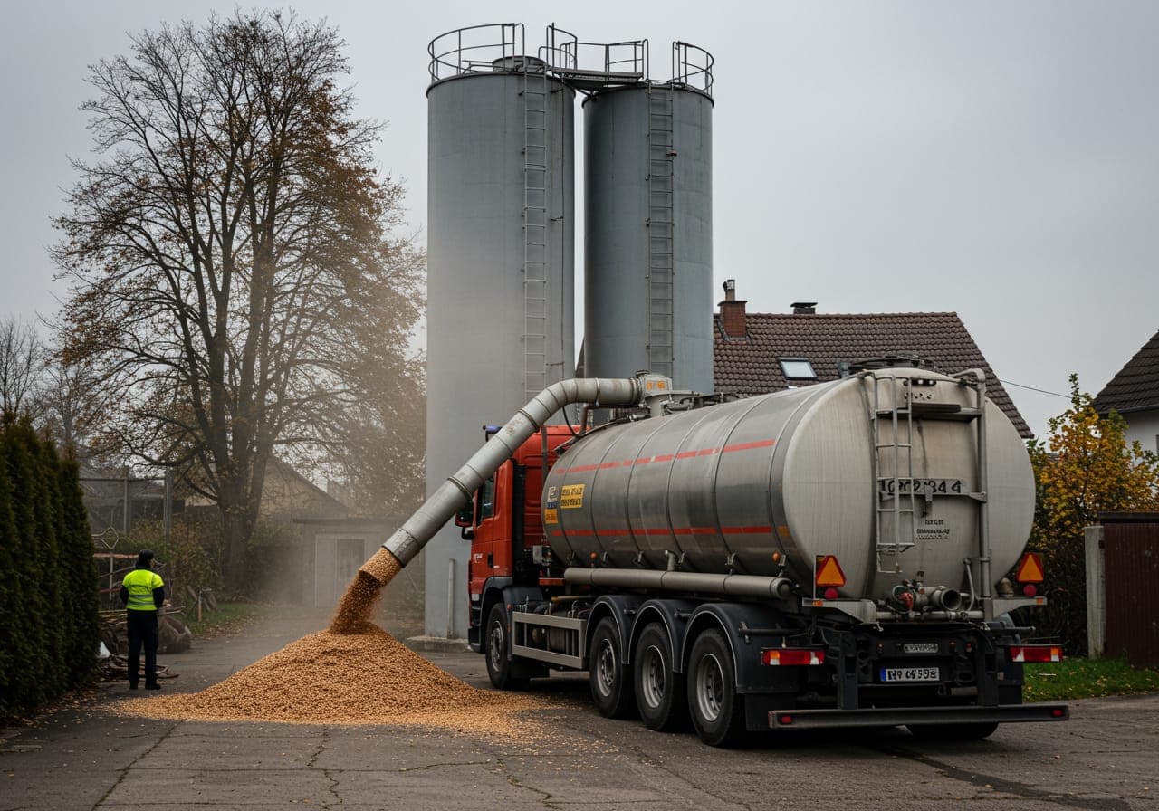 Pellet przemysłowy A2 sosnowy — Green Fuel Trading — Opole
